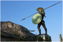 Greek Warrior Statue